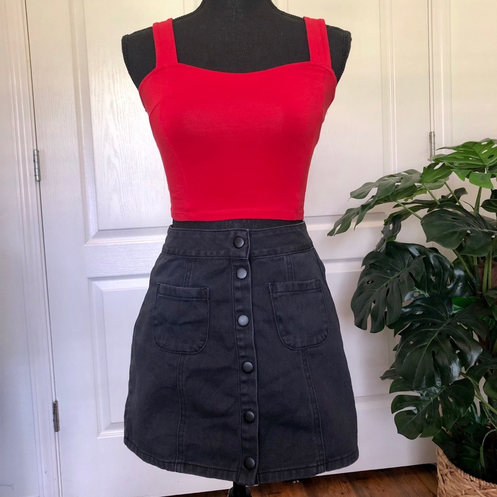 Brandy Melville Button Down Skirt